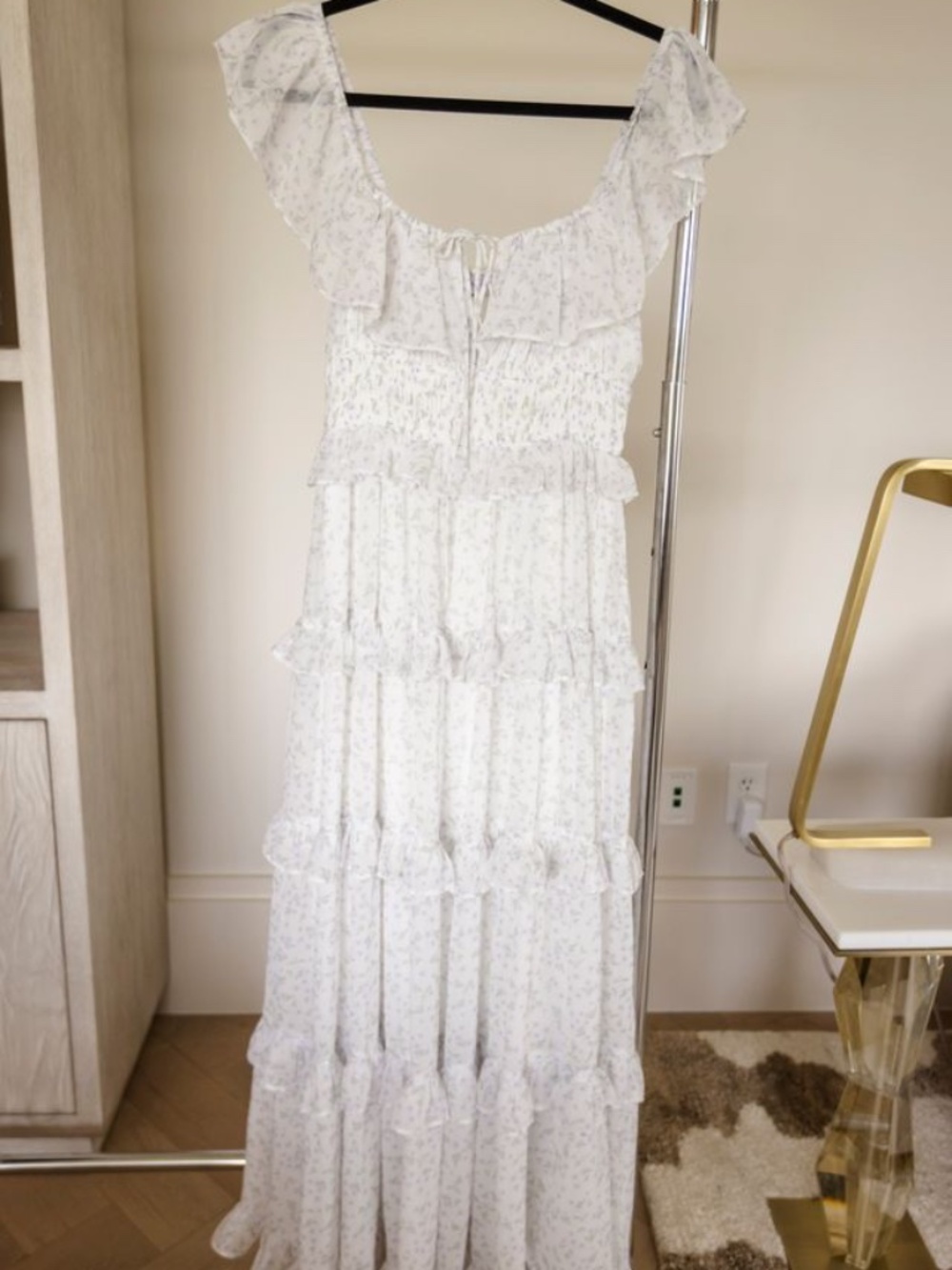 Worth Collective Floral Tiered Maxi Dress